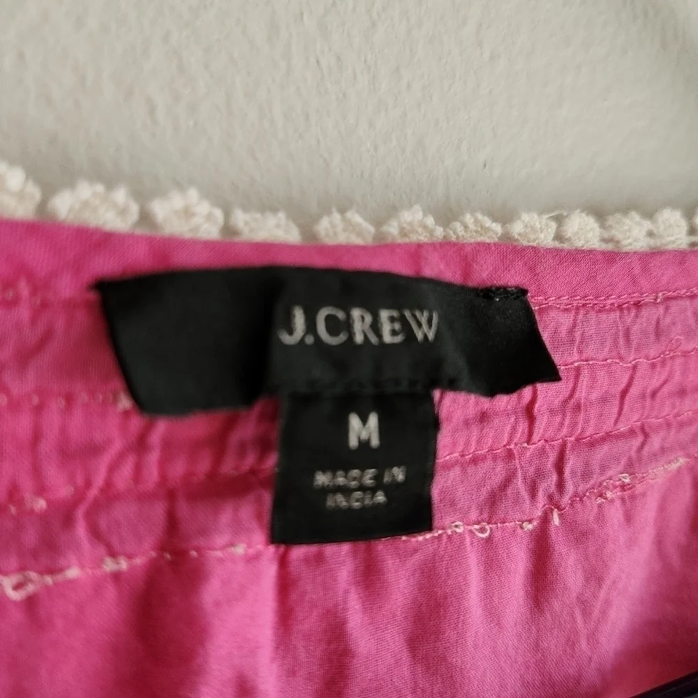 Pink Tunic with White Embroidery